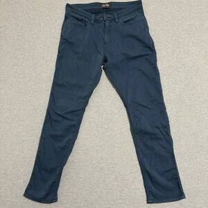 DU/ER N2X Relaxed Taper Performance Pants Stretch Dark Blue Navy Mens Size 32X30